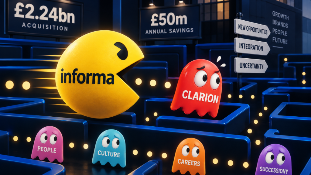Informa + Clarion + the side of the deal nobody’s talking about.